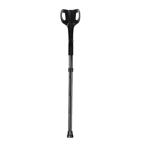 Muleta canadiense - HQ357L - Zhongshan Hanqi Medicalequiment Technology - para adultos / de altura regulable / plegable