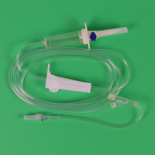 Set de perfusión con conector en Y - 3 - Rongbo Medical - con cámara de goteo / con grifo