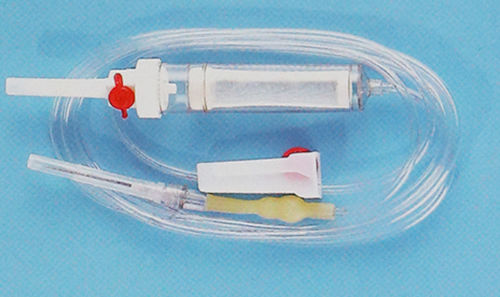 Set de perfusión sanguínea - 1071 - Rongbo Medical - con cámara de goteo / con grifo