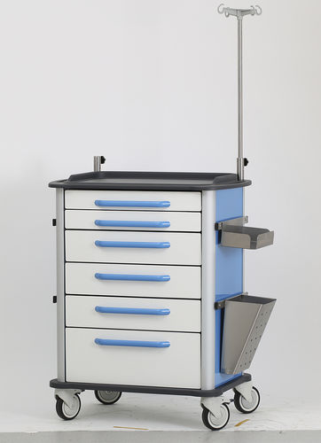 Carro médico - Medisam İnşaat Sağlık Sistemleri Ltd. Şti. - de uso general / para transporte / de aluminio