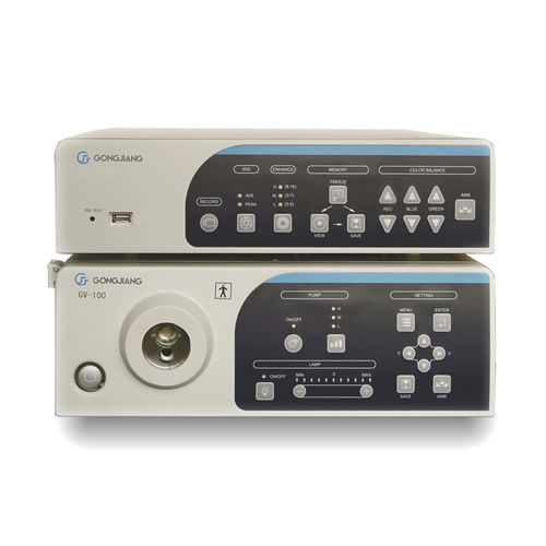 Procesador de vídeo para endoscopia - GV-100 - Gongjiang Endoscopy Instruments - con grabadora / con puerto USB / con fuente de luz LED integrada