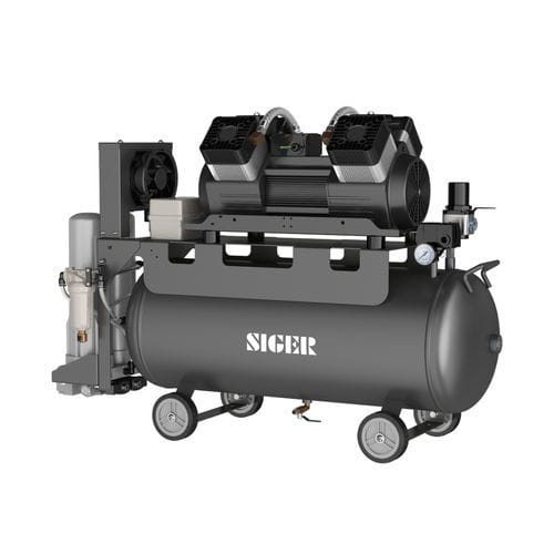 Compresor de aire para odontología - SS Series - Zhuhai Siger MEDICAL Equipment - de pistón / con ruedas / sin aceite