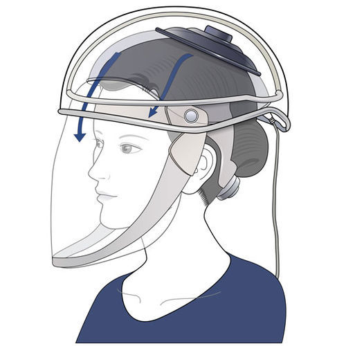 Pantalla facial médica - Down Flow - Citizen Chiba Precision