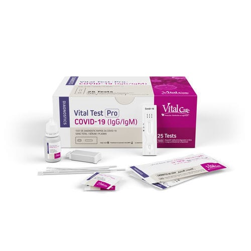 Kit de prueba para COVID-19 - SPA VITAL CARE Production, Distribution et Logistique - de IgG / de IgM / de plomo