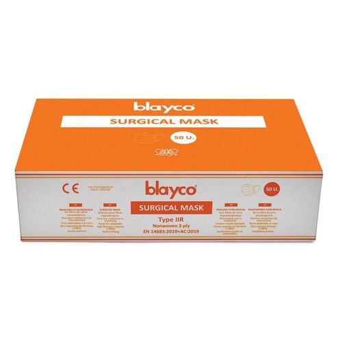 Mascarilla de protección para adulto - Mascarillas quirúrgicas - Telic Group - caja de 50