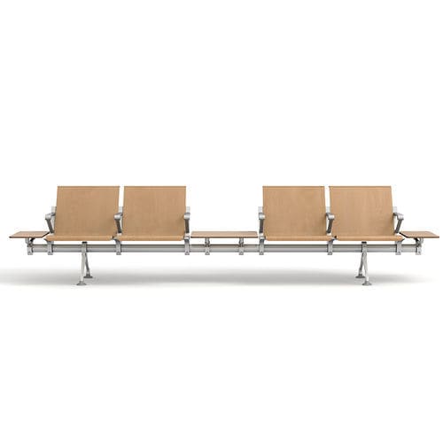 Asiento con estructura modular para sala de espera - MASTER WOOD - IMAT - con reposabrazos / con mesa / ergonómico