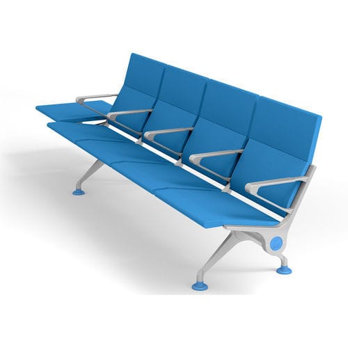 Asiento con estructura modular para sala de espera - MASTER OPEN - IMAT - con reposabrazos / con mesa / ergonómico