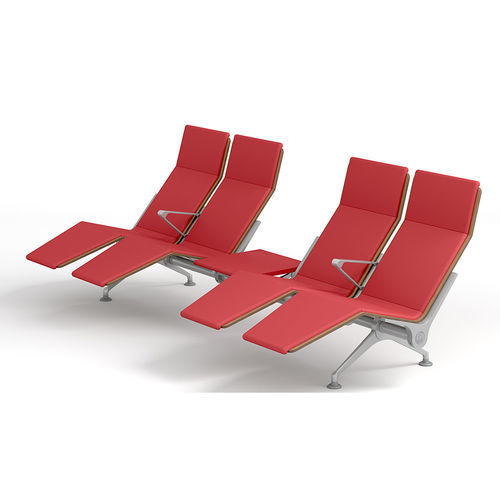 Asiento con estructura modular inclinable - IMAT - para sala de espera / con reposabrazos / con mesa