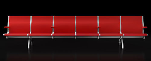 Asiento con estructura modular para sala de espera - PLUS+LINE - IMAT - con reposabrazos / ergonómico
