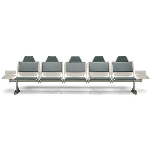 Asiento con estructura modular para sala de espera - DESCANSO - IMAT - con mesa / ergonómico