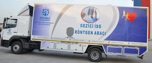 Unidad móvil hospitalaria de radiografía - eos ambulance - con cuerpo modular independiente