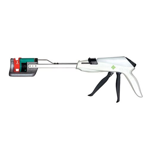 Grapadora quirúrgica curvada - PYHX-45 - Changzhou Precision Medical Instruments - para cirugía general / desechable / de corte