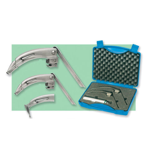 Hoja de laringoscopio McCoy - 0004 - Performance Surgical Instruments - de metal / de fibra óptica