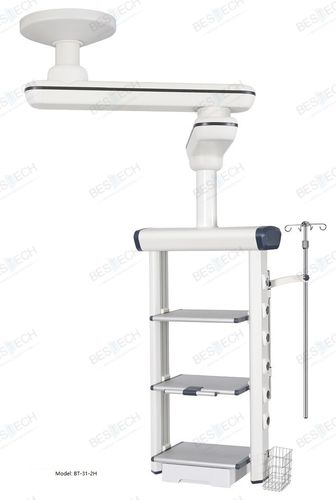 Brazo de distribución de techo - BT-31-2H - Bestech Technologies Co., Ltd - para cuidados intensivos / para quirófano / de brazo simple