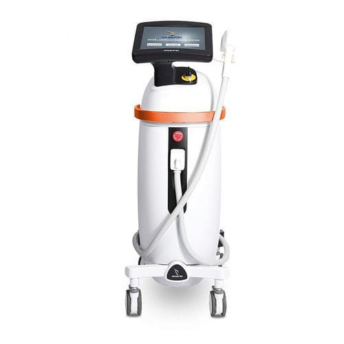 Láser para depilación - HF-502DPlus - Guangzhou Huafei Tongda Technology Co., Ltd - diodo / en carro / milisegundo