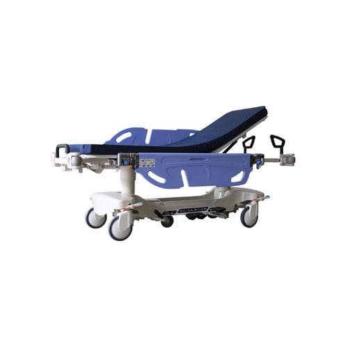 Carro camilla para traslado de pacientes - M1  - BEWATEC Medical Equipment Co., Ltd - manual / de altura variable / con respaldo regulable