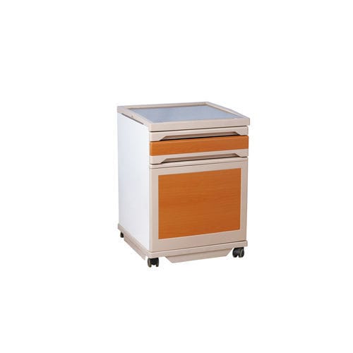 Mesa de cabecera con ruedas - BC-05 - BEWATEC Medical Equipment Co., Ltd - con armario / con cajones