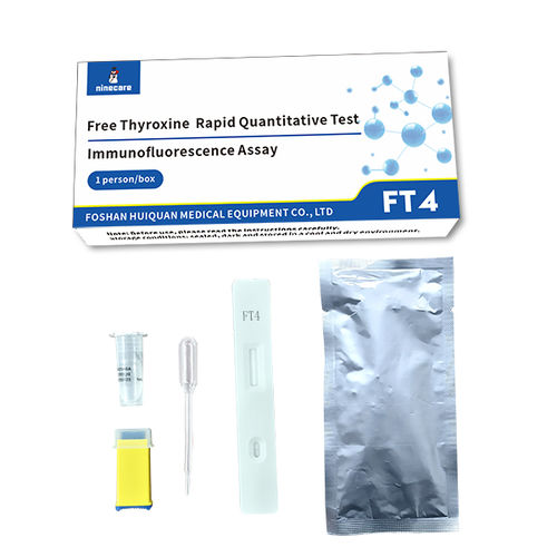 Kit de prueba para enfermermedades infecciosas - HuiQuan Medical Equipment Co., Ltd. - de FT4 / por fluorescencia / con tira reactiva