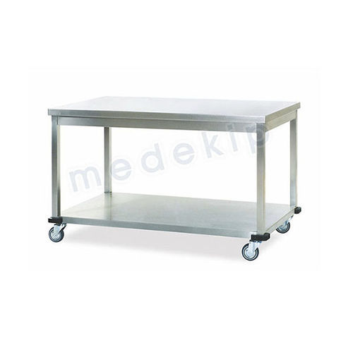 Escritorio rectangular - MED 1075 - 1097 - Medekip Medical - manual / con ruedas