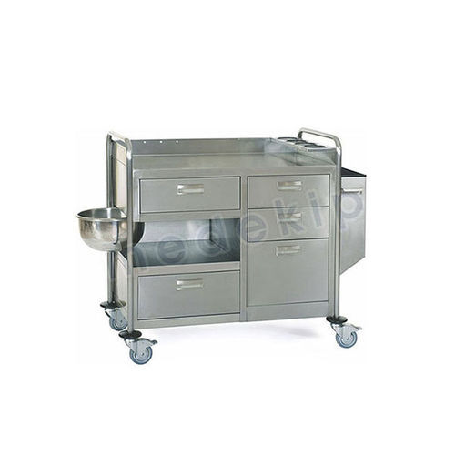 Carro para apósitos - MED 1260 - 1262 - Medekip Medical - médico / de uso general / con papelera