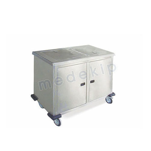 Carro médico - MED 1556 - 1561 - Medekip Medical - de uso general / para desechos / con cubo