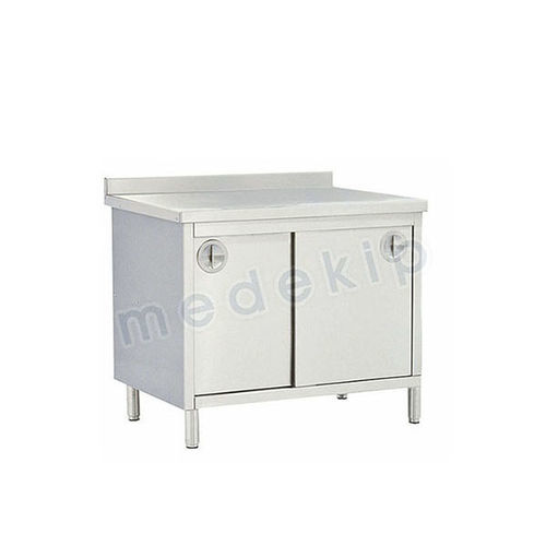Mesa de laboratorio de acero inoxidable - MED 2075 - 2080 - Medekip Medical