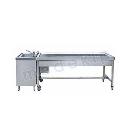 Mesa de laboratorio - Gasil's - Medekip Medical - rectangular / con fregadero / de acero inoxidable