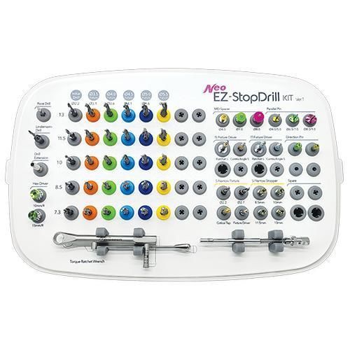 Kit de instrumentos para implantología dental - EZ-StopDrill - Neobiotech