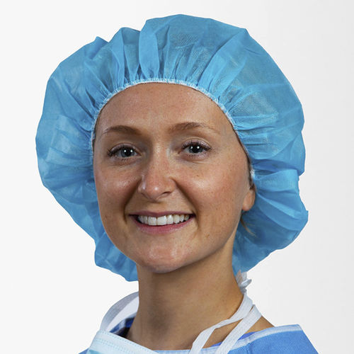 Gorro médico abombado - IS8HB06 - ISOL8 Healthcare - de polipropileno / desechable / de tejido no tejido