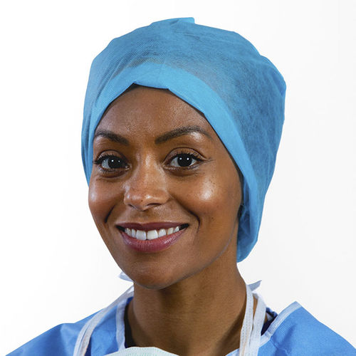 Gorro médico ajustable - IS8HB04 - ISOL8 Healthcare - de polipropileno / desechable / de tejido no tejido