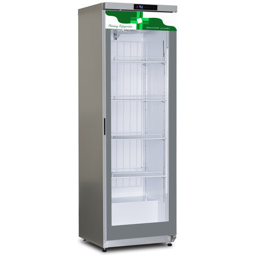 Refrigerador para farmacia - KRF400 - Crima Italia Srls - de tipo armario / con 1 puerta / con puerta de cristal