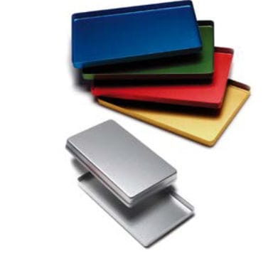 Bandeja para odontología - TD300 series - DENTAL MARKET s.r.l. - de aluminio
