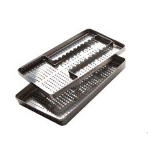 Bandeja para instrumental dental - TD3070F - DENTAL MARKET s.r.l. - de acero inoxidable