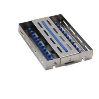 Cassette de esterilización para instrumental dental - DENTAL MARKET s.r.l. - de acero inoxidable