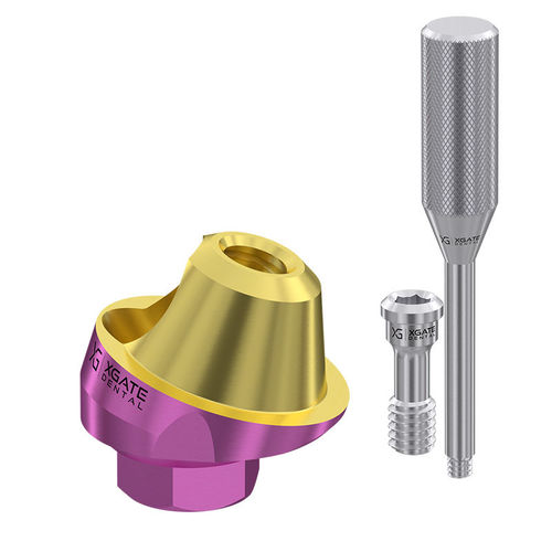 Pilar para implante cónico - UAMD-170 series - XGATE DENTAL - hexagonal / interno / multi-unit angular