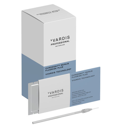 Kit de material dental de fluoruro - Curodont™ - vVardis AG - a base de clorhexidina / para restauración dental