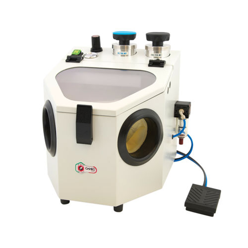 Chorro de arena dental con pedal - BETA 1 - O.M.E.C. Snc - 1 tanque / 2 tanques / 3 tanques