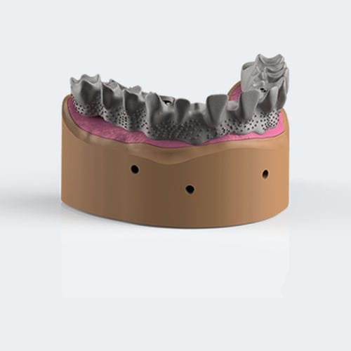 Prótesis dental de titanio - DUO LINE - NEW ANCORVIS S.r.l - CoCr / de los dientes anteriores / amovible