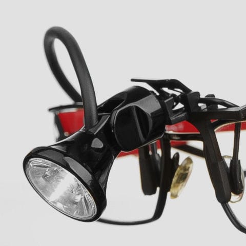 Fotóforo médico - I.C. LERCHER - LED / con lupa / con batería recargable