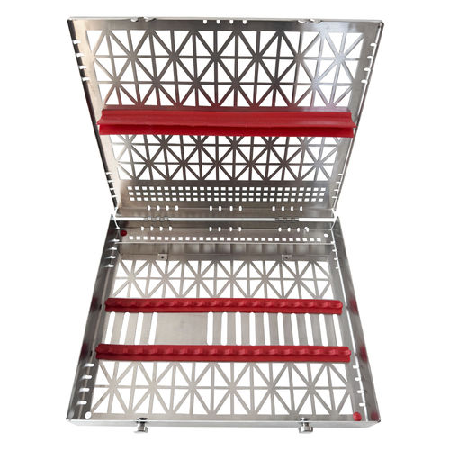 Cassette de esterilización para instrumental dental - OR-9967 - Sheroski Sverige - perforado / de acero inoxidable / apto para autoclave