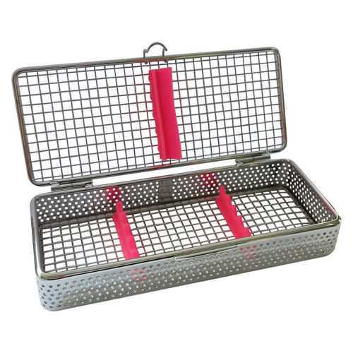Cassette de esterilización para instrumental dental - OR-9601 - Sheroski Sverige - perforado / de acero inoxidable / apto para autoclave