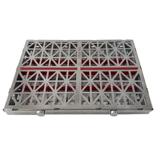 Cassette de esterilización para instrumental dental - OR-9781 - Sheroski Sverige - perforado / de acero inoxidable / apto para autoclave