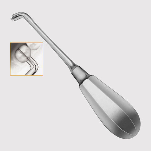 Elevador dental curvo - OR-7765 - Sheroski Sverige - de acero inoxidable