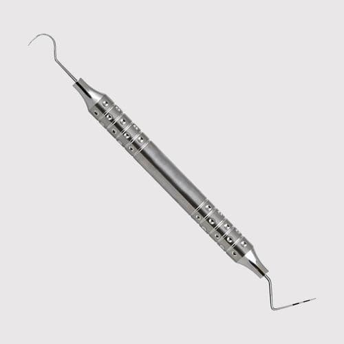 Sonda de diagnóstico dental - Expros 23/CP-11 - Sheroski Sverige - doble / con código de color / de acero inoxidable