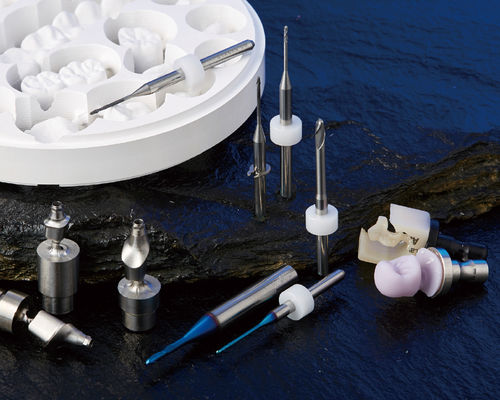 Fresa para odontología - Hansong M&T - para implantes dentales / de circonio / de titanio