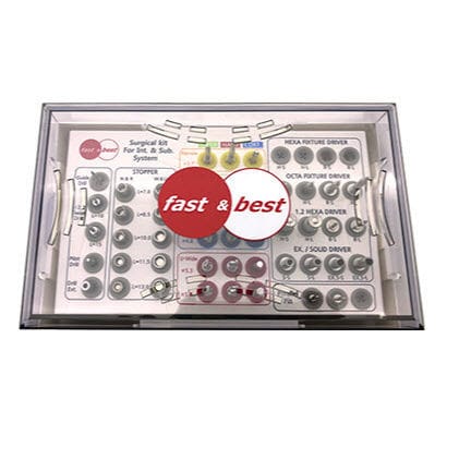 Kit de instrumentos para implantología dental - F&B Technology