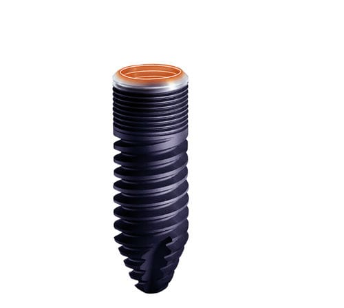 Implante dental cilíndrico cónico - inHEX - MOZO-GRAU S.A. - de titanio / cónico / hexagonal