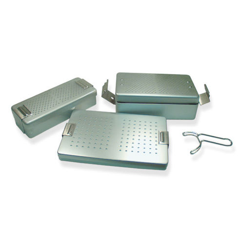 Contenedor de esterilización para instrumental dental - 134 series - MOZO-GRAU S.A. - perforado / de acero inoxidable