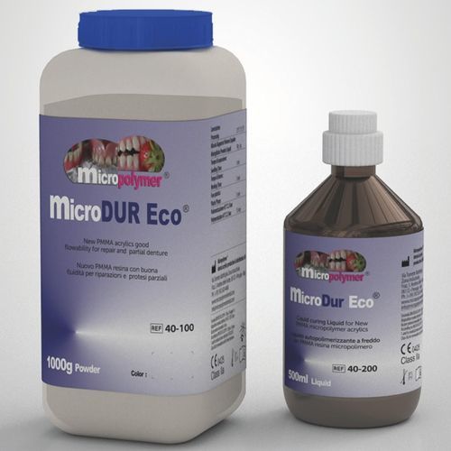 Material dental de fibra acrílica - micro DUR Eco ®  - megadental italia - de resina / para prótesis dentales / para la fabricación de dentaduras postizas