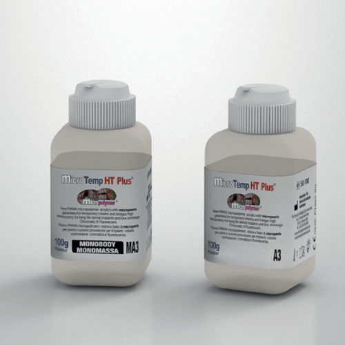 Material para coronas dentales - micro Temp HT-Plus ®  - megadental italia - para puente dental / para pilar de implante / líquido